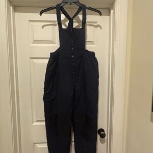 Cherokee Navy Overalls with Cross Back Straps